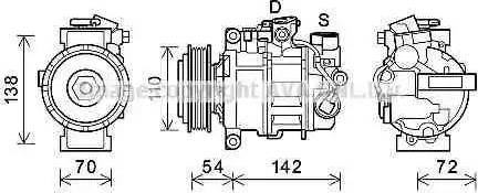 Ava Quality Cooling BWK495 - Kompressori, ilmastointilaite inparts.fi