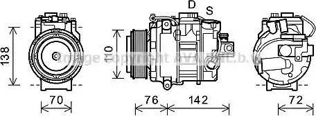 Ava Quality Cooling BWK419 - Kompressori, ilmastointilaite inparts.fi