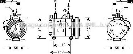 Ava Quality Cooling BW K050 - Kompressori, ilmastointilaite inparts.fi