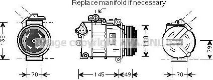 Ava Quality Cooling BW K017 - Kompressori, ilmastointilaite inparts.fi