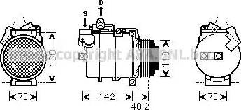 Ava Quality Cooling BWK386 - Kompressori, ilmastointilaite inparts.fi