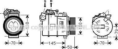 Ava Quality Cooling BWK388 - Kompressori, ilmastointilaite inparts.fi