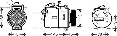 Ava Quality Cooling BWK383 - Kompressori, ilmastointilaite inparts.fi