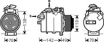 Ava Quality Cooling BWK387 - Kompressori, ilmastointilaite inparts.fi