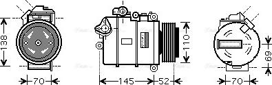 Ava Quality Cooling BW K336 - Kompressori, ilmastointilaite inparts.fi