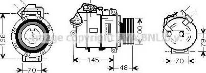 Ava Quality Cooling BW K328 - Kompressori, ilmastointilaite inparts.fi