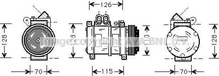 Ava Quality Cooling BW K229 - Kompressori, ilmastointilaite inparts.fi