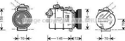 Ava Quality Cooling BW K226 - Kompressori, ilmastointilaite inparts.fi