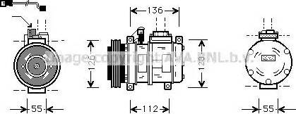 Ava Quality Cooling BW K228 - Kompressori, ilmastointilaite inparts.fi