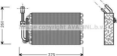 Ava Quality Cooling BW V002 - Höyrystin, ilmastointilaite inparts.fi