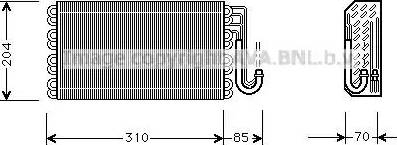 Ava Quality Cooling BW V025 - Höyrystin, ilmastointilaite inparts.fi