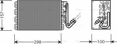 Ava Quality Cooling BW V308 - Höyrystin, ilmastointilaite inparts.fi