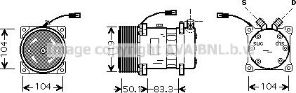 Ava Quality Cooling CLK002 - Kompressori, ilmastointilaite inparts.fi