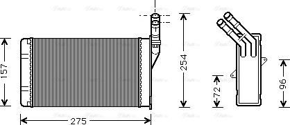 Ava Quality Cooling CN 6150 - Lämmityslaitteen kenno inparts.fi