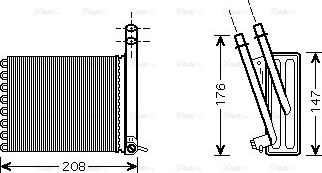 Ava Quality Cooling CN 6243 - Lämmityslaitteen kenno inparts.fi