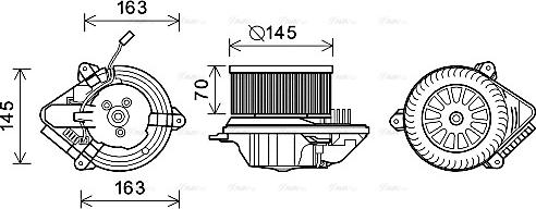 Ava Quality Cooling CN8515 - Sisätilapuhallin inparts.fi