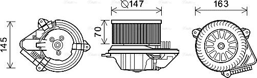 Ava Quality Cooling CN8293 - Sisätilapuhallin inparts.fi