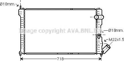 Ava Quality Cooling CN 2063 - Jäähdytin,moottorin jäähdytys inparts.fi