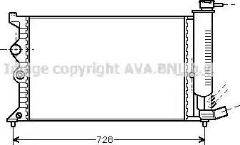 Ava Quality Cooling CN 2067 - Jäähdytin,moottorin jäähdytys inparts.fi