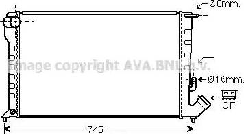 Ava Quality Cooling CN 2194 - Jäähdytin,moottorin jäähdytys inparts.fi