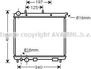 Ava Quality Cooling CN 2187 - Jäähdytin,moottorin jäähdytys inparts.fi