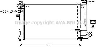 Ava Quality Cooling CN 2200 - Jäähdytin,moottorin jäähdytys inparts.fi