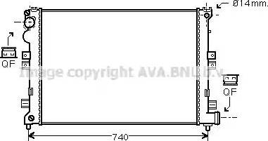 Ava Quality Cooling CN 2208 - Jäähdytin,moottorin jäähdytys inparts.fi