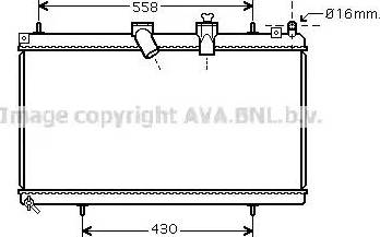 Ava Quality Cooling CN 2229 - Jäähdytin,moottorin jäähdytys inparts.fi