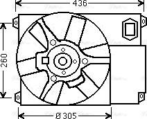 Ava Quality Cooling CN 7541 - Tuuletin, moottorin jäähdytys inparts.fi