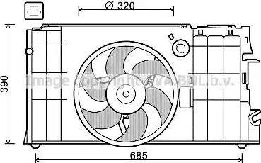 Ava Quality Cooling CN 7548 - Tuuletin, moottorin jäähdytys inparts.fi