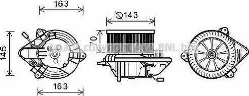 Ava Quality Cooling CN8506 - Sähkömoottori, sisätilanpuhallin inparts.fi