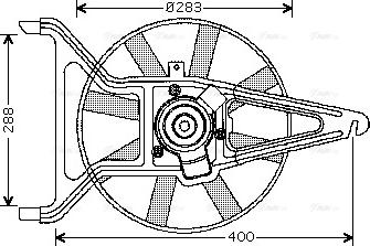 Ava Quality Cooling CN 7539 - Tuuletin, moottorin jäähdytys inparts.fi