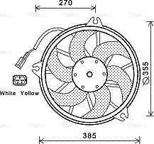 Ava Quality Cooling CN 7536 - Tuuletin, moottorin jäähdytys inparts.fi