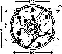 Ava Quality Cooling CN 7530 - Tuuletin, moottorin jäähdytys inparts.fi