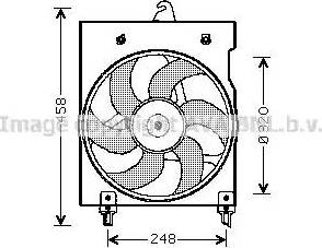 Ava Quality Cooling CN 7524 - Tuuletin, moottorin jäähdytys inparts.fi