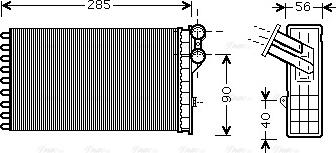 Ava Quality Cooling CNA6239 - Lämmityslaitteen kenno inparts.fi