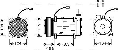 Ava Quality Cooling CNAK030 - Kompressori, ilmastointilaite inparts.fi