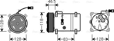 Ava Quality Cooling CNAK158 - Kompressori, ilmastointilaite inparts.fi