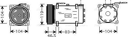 Ava Quality Cooling CNAK160 - Kompressori, ilmastointilaite inparts.fi