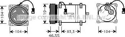 Ava Quality Cooling CN K161 - Kompressori, ilmastointilaite inparts.fi