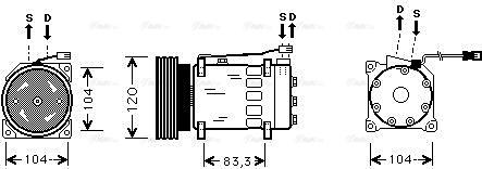 Ava Quality Cooling CNAK175 - Kompressori, ilmastointilaite inparts.fi