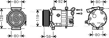 Ava Quality Cooling CNAK255 - Kompressori, ilmastointilaite inparts.fi