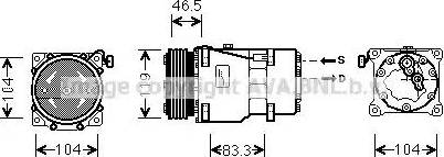 Ava Quality Cooling CN K201 - Kompressori, ilmastointilaite inparts.fi