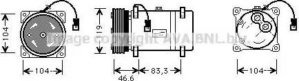 Ava Quality Cooling CNAK216 - Kompressori, ilmastointilaite inparts.fi