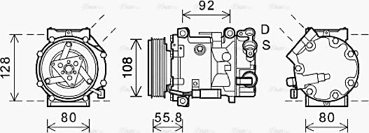 Ava Quality Cooling CNK282 - Kompressori, ilmastointilaite inparts.fi