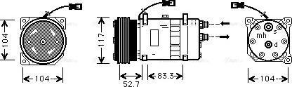 Ava Quality Cooling CNAK222 - Kompressori, ilmastointilaite inparts.fi