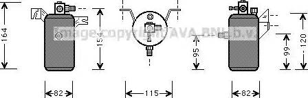 Ava Quality Cooling CN D014 - Kuivain, ilmastointilaite inparts.fi