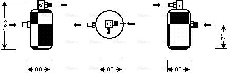 Ava Quality Cooling CN D163 - Kuivain, ilmastointilaite inparts.fi