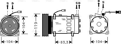 Ava Quality Cooling CN K179 - Kompressori, ilmastointilaite inparts.fi