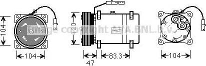 Ava Quality Cooling CN K178 - Kompressori, ilmastointilaite inparts.fi